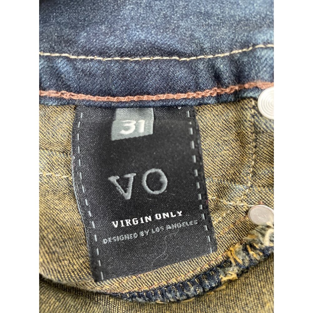 VO Women's Blue Faded Jeans Flared Size 31 x 32 SKU 4113 - Picture 5 of 8